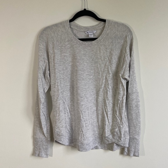 Athleta Mindset Sweatshirt SIZE SP GRAY - Picture 2 of 5